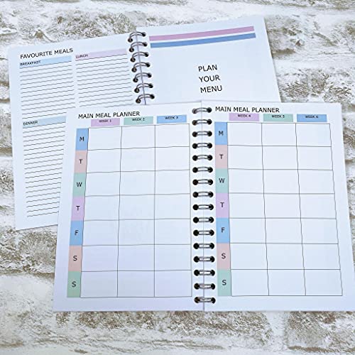 13 Wk Slimming World Food Diary Compatible Diet Planner Notebook Journal - SW Pastel 1 -ThankYourself Peach