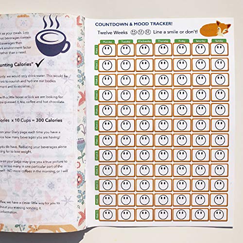 A5 Slimming Diary, Diet Diary, Food Log Journal, Slimming Club, Fill In Your Own Text, Seasonal E