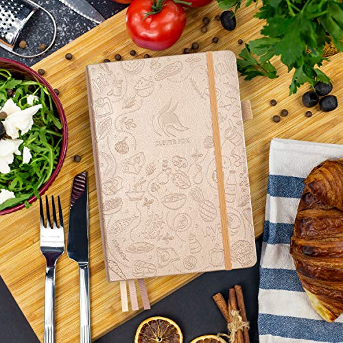 Clever Fox Food Journal - Daily Food Diary, Meal Planner to Track Calorie and Nutrient Intake, Stick to a Healthy Diet & Achieve Weight Loss Goals. Undated - Start Anytime. A5, Hardcover - Pearl