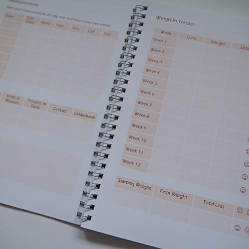 SW Slimming Diet Healthy Food Mood Fitness Tracker Journal Log Book Diary Full Colour | Slimming World Compatible 12 Week (A5)