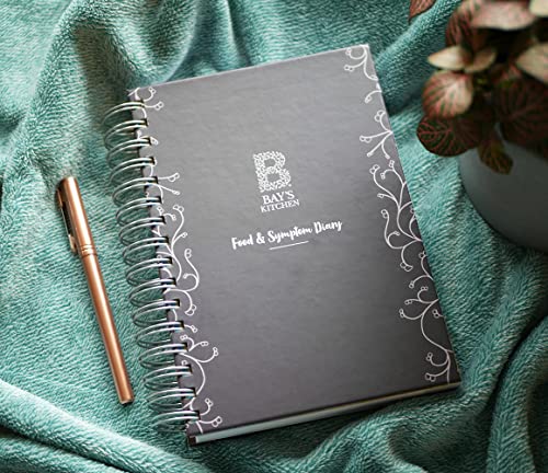 Bay's Kitchen Food & Symptom Diary, daily journal and log for recording food and meals, tracking allergies, symptoms and influences on your health (A5 sized)