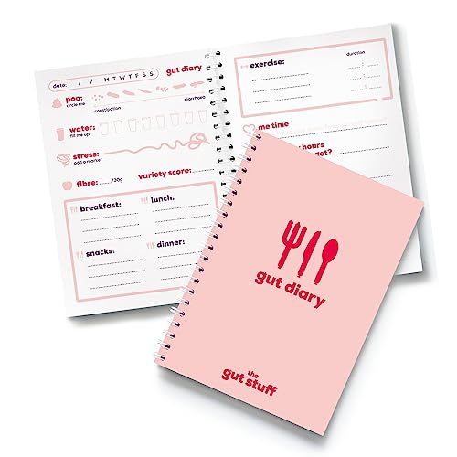 The Gut Stuff - Gut Health Diary & Planner - Six Week Journal to Track Your Food, Hydration, Mood & Poop