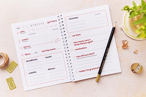 The Gut Stuff - Gut Health Diary & Planner - Six Week Journal to Track Your Food, Hydration, Mood & Poop