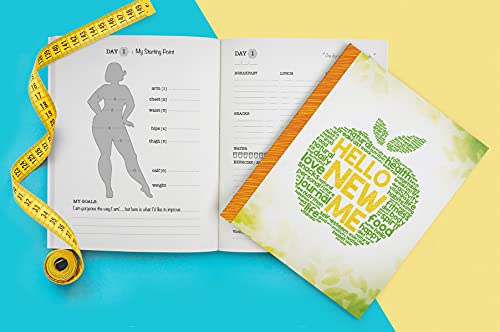 Hello New Me: A Daily Food and Exercise Journal to Help You Become the Best Version of Yourself, (90 Days Meal and Activity Tracker)