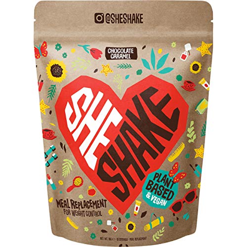 SheShake (1kg) Diet Meal Replacement Shake for Weight Loss - Vegan, Dairy Free & Gluten Free Diet Shakes for women - Made with plant protein powders (Chocolate)