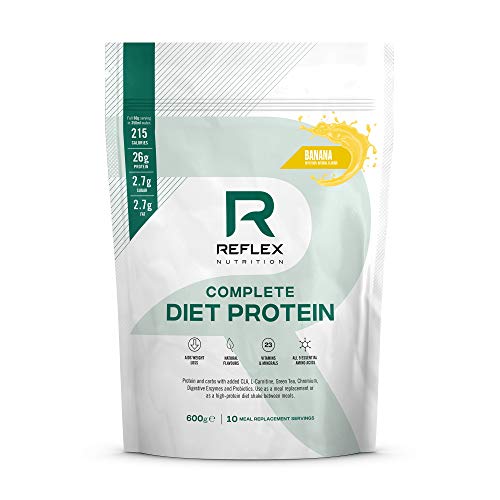 Reflex Nutrition Diet Shake | Diet Meal Replacement Shake | Diet Protein Powder (Banana) (600g)