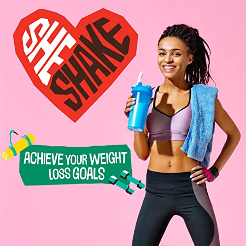 SheShake (1kg) Diet Meal Replacement Shake for Weight Loss - Vegan, Dairy Free & Gluten Free Diet Shakes for women - Made with plant protein powders (Chocolate)