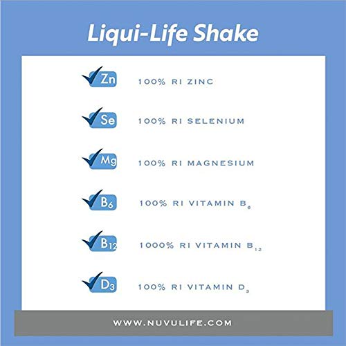 NuVu Life, Liquid-Life Shake. High Calorie, High Protein, Nutrient Rich Powdered Drink Mix for Weight Gain or Meal Replacement (Banana, 7 Sachets)