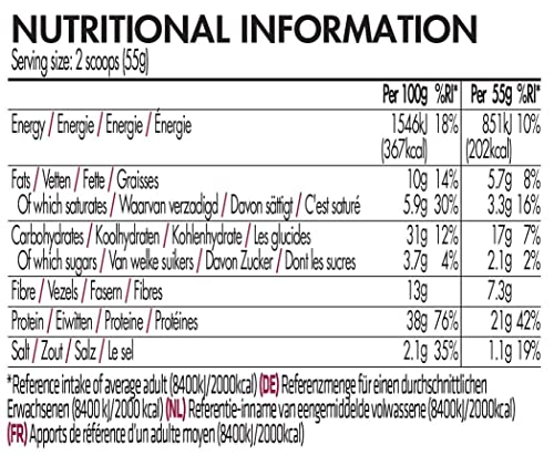 USN Meal Replacement Shake, Strawberry, 550 g (Pack of 1)