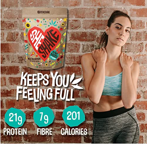 SheShake (1kg) Diet Meal Replacement Shake for Weight Loss - Vegan, Dairy Free & Gluten Free Diet Shakes for women - Made with plant protein powders (Chocolate)