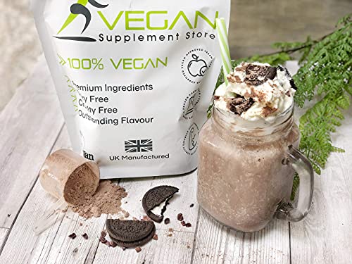 Vegan Meal Replacement Shake from the Vegan Supplement Store - Meal Replacement Shakes for Weight Loss - Plant Based - Gluten, Dairy, Soy & Cruelty Free Diet Shake (Chocolate Salted Caramel)