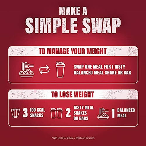 Meal Replacement SlimFast Blueberry Meal Shake Powder 10 Servings 365g Pack of 2 | High in Protein, Source of Fibre, Healthy Shake for Balanced Diet Plan with Vitamins and Minerals