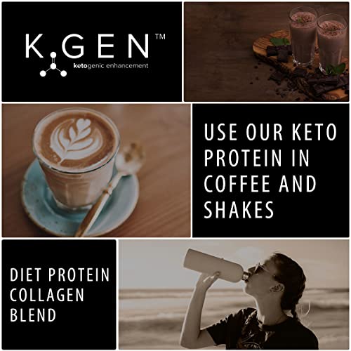 Keto Smart Diet Breakfast Meal Replacement Shake - Vitamin C MCT Protein Powder | Chocolate Hazelnut Keto Drink for Men and Women Active Lifestyle Blended Collagen to Support Healthy Gut and Bones