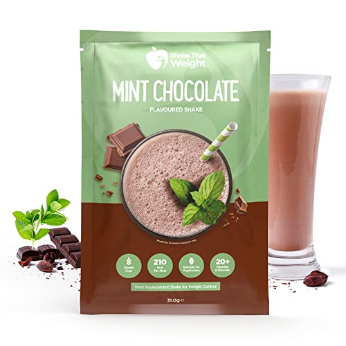 21x Meal Replacement Shakes Bundle (Mint Chocolate, Cafe Latte, Caramel, White Chocolate & Raspberry)