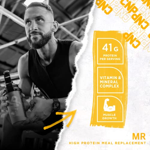 CNP Professional MR, High Protein Complete Meal Replacement Shake, 41g Protein with Vitamins & Minerals, Probiotics, Native Whey and Casein, 72g x 20 Sachets, 3 Flavours Available (Strawberry)