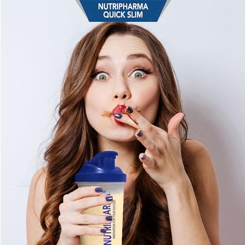 Quick Slim Meal Replacement Shake for Weight Loss, 30 Servings, 20g Protein, 27 Vitamins & Minerals, Dietary Fiber, Low Carb, Gluten Free (Mixed Flavored)