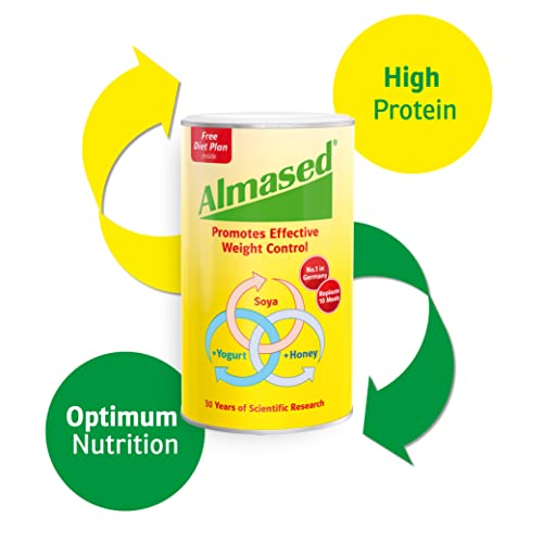 Almased - Soya, Yogurt and Honey Meal Replacement for Weight Control, 500 g, Powder