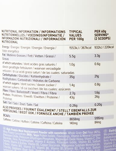 PhD Smart Breakfast Shake, with High Protein, Essential Vitamins & Minerals, Probiotics & Digestive Enzymes, Blueberry & Lemon Flavor, 26 g Protein,10 Servings