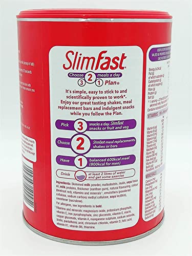 SLIMFAST 365G Summer Strawberry Meal Replacement Milkshake Powder