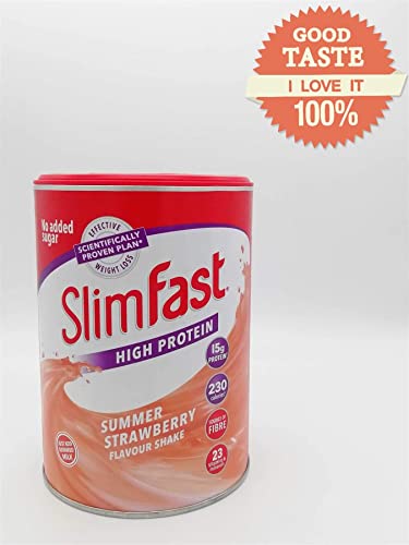 SLIMFAST 365G Summer Strawberry Meal Replacement Milkshake Powder