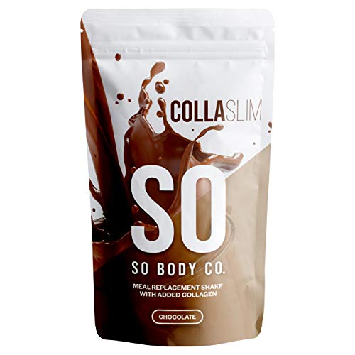 SoBodyCo, CollaSlim, Meal Replacement Shake, Weight Loss Shake, Diet Meal Replacement, Meal Replacement With Added Collagen, Diet Chocolate Shake