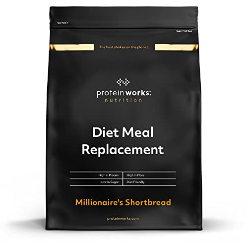 Protein Works - Diet Meal Replacement Shake | Nutrient Dense Complete Meal | Immunity Boosting Vitamins, Affortable | Healthy And Quick | Millionaire's Shortbread | 1kg