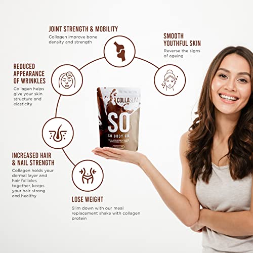 SoBodyCo, CollaSlim, Meal Replacement Shake, Weight Loss Shake, Diet Meal Replacement, Meal Replacement With Added Collagen, Diet Chocolate Shake