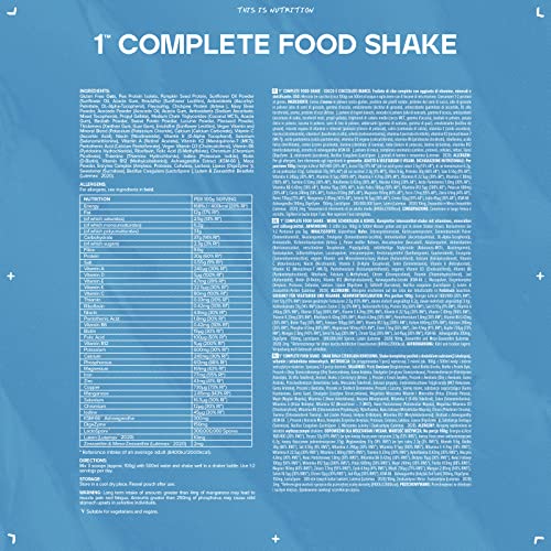 Bulk 1 Complete Food Shake, Complete Meal, 7 Meals, Vegan, White Chocolate Coconut, 700 g