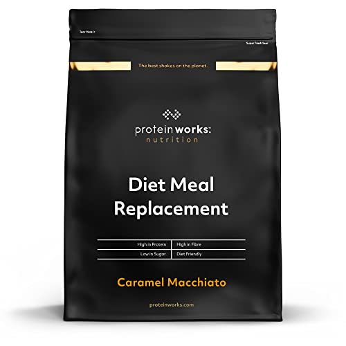 Protein Works - Diet Meal Replacement Shake | Nutrient Dense Complete Meal | Immunity Boosting Vitamins, Affortable | Healthy And Quick | Caramel Macchiato | 2kg