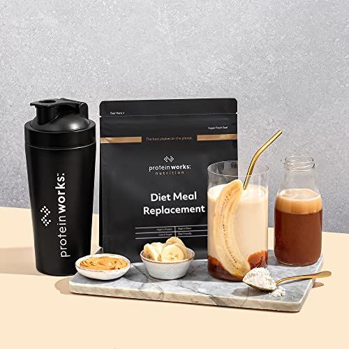 Protein Works - Diet Meal Replacement Shake | Nutrient Dense Complete Meal | Immunity Boosting Vitamins, Affortable | Healthy And Quick | Caramel Macchiato | 2kg