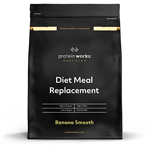 Protein Works - Diet Meal Replacement Shake | Nutrient Dense Complete Meal | Immunity Boosting Vitamins, Affortable | Healthy And Quick | Banana Smooth | 1kg