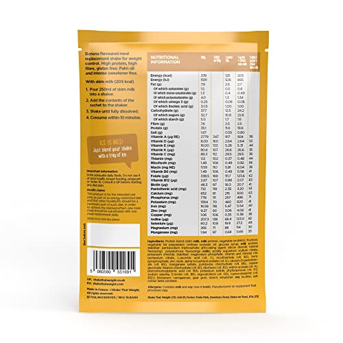 Shake That Weight Meal Replacement Shakes - Diet Shakes - 1 Week Supply with Bars - Chocolate Shakes, Vanilla Shakes, Strawberry Shakes, Banana Shakes