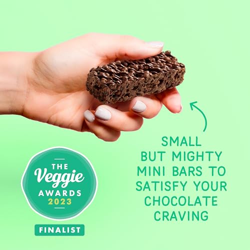 Fitbakes : 65 Calories Mini Mint Chocolate Keto Bars (12x19g) Diabetic Chocolate Keto Snacks, 1 Net Carb, Vegan Protein Bars, Vegan Protein Snacks, Vegan Chocolate Protein Mint Chocolate