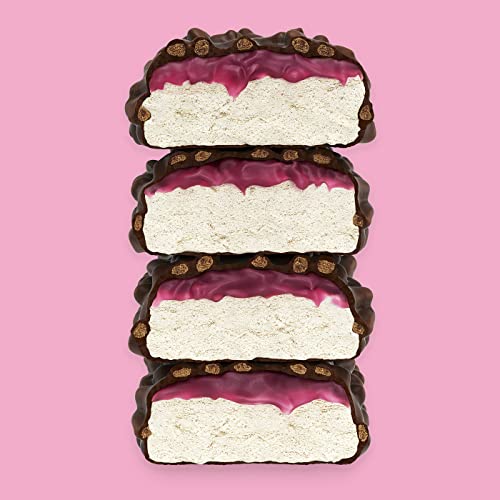 Vitl Glow Bar 15 x 40g - Dark Chocolate & Raspberry Flavour Vitamin & Protein Bar - 15g Protein with Hydrolysed Collagen Peptides & Biotin - For Thicker Hair, Stronger Nails and Glowing Skin