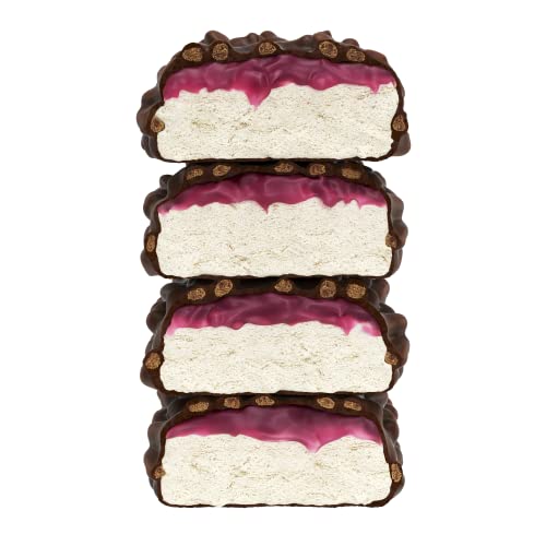 Vitl Glow Bar 15 x 40g - Dark Chocolate & Raspberry Flavour Vitamin & Protein Bar - 15g Protein with Hydrolysed Collagen Peptides & Biotin - For Thicker Hair, Stronger Nails and Glowing Skin