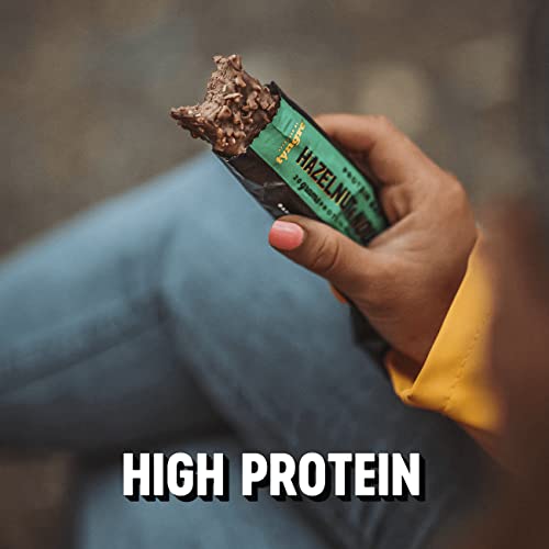 Barebells Protein Bars | 20g protein low carb chocolate bars | after workout low calorie snacks 12 x 55g (Hazelnut & Nougat)