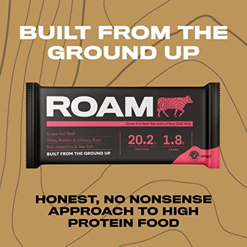 ROAM Natural Protein Bars, Assorted Flavors, 6 Count