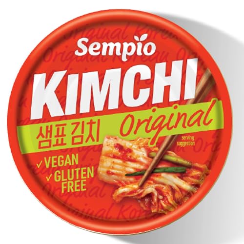 Sempio Kimchi Can, Vegan Gluten-Free, No Added Preservatives Artificial Colors or Flavors (Original)