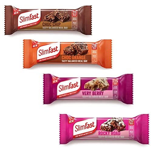 SLIMFAST Meal Replacement Bars - Variety Pack