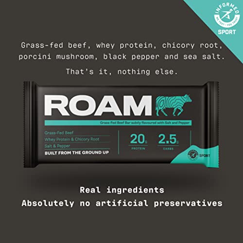 ROAM Natural Protein Bars - High Protein, Low Carb