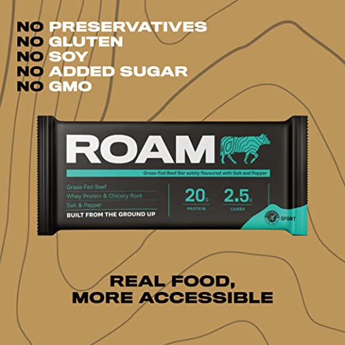 ROAM Natural Protein Bars - High Protein, Low Carb