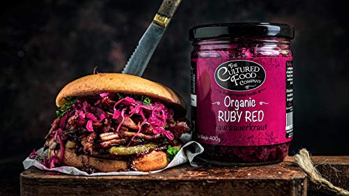 Ruby Red Raw Sauerkraut, Organic, 400g