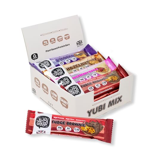 Yubi Mix Variety Box - Protein Bars - 99 Cal, High Protein, Low Sugar - 420g