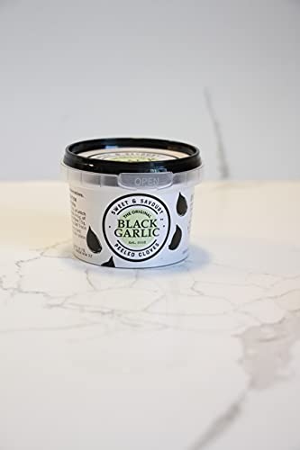 The Original Black Garlic Sweet & Savoury Peeled Cloves 50g - Gourmet, Aged to Perfection, Ready-to-Eat, 100% Natural & Vegan