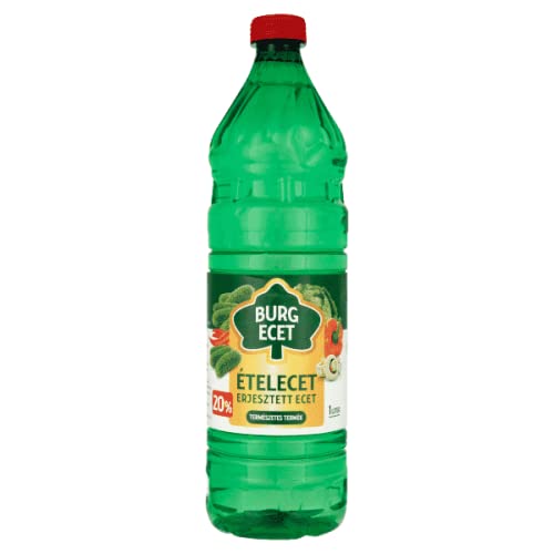 BURG 20% White Vinegar Biologically fermented, 1 l (Pack of 1)