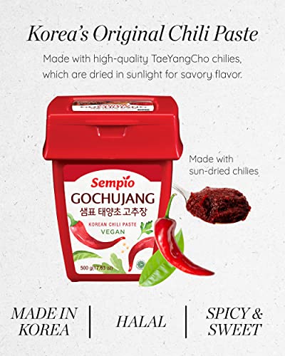 Sempio Gochujang Hot Pepper Paste Korean Chili Paste 500g All Purpose