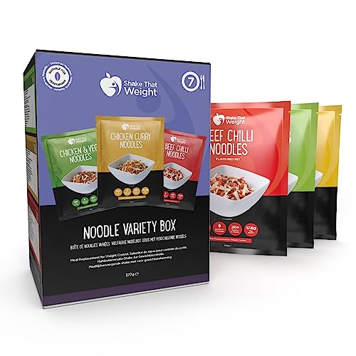 Shake That Weight - Variety Noodles x7 - Healthy Meal Replacement Diet Plan for Weight Loss - Very Low Calorie Diet - VLCD - High Protein, Low Carbs