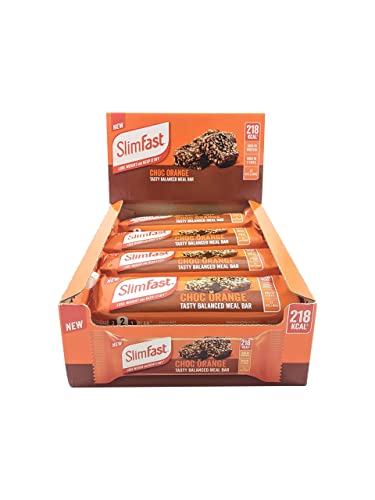SlimFast Meal Replacement Snack Bars - 12 Bars (Choc Orange)