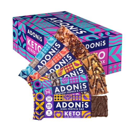 Adonis Mixed Box: 5 Delicious Keto Snacks