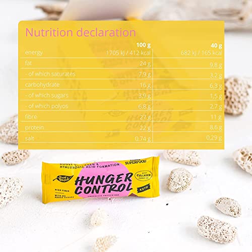 Planet Superfood Hunger Control Chocolate Flavour Protein Bar I Vegan Protein Snack I Keto Chocolate Bar for Weight Management I Zero-Sugar Added Low Carb Snacks for Lasting Energy I 12 pack